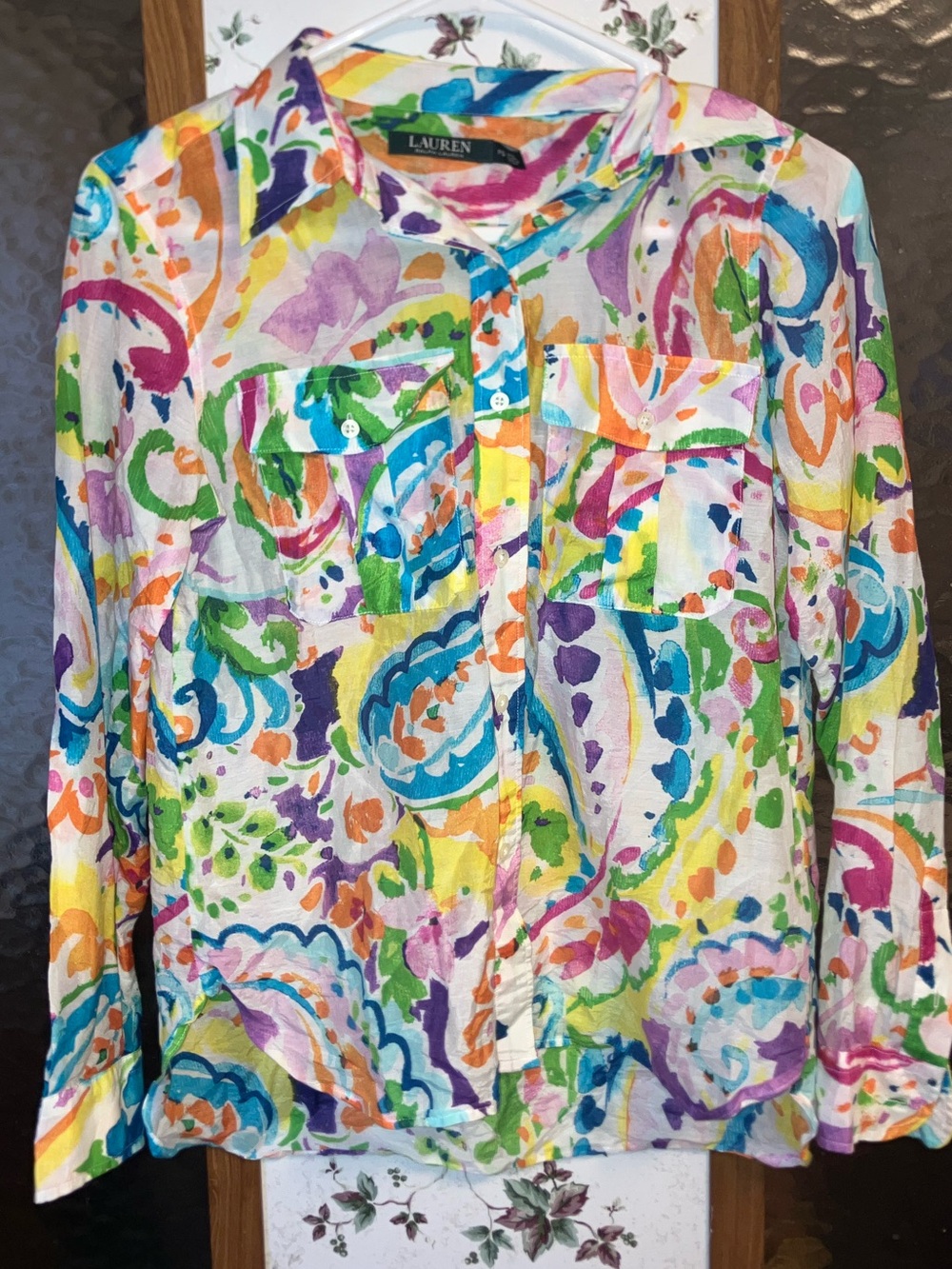Lauren Ralph Lauren Button Up Blouse